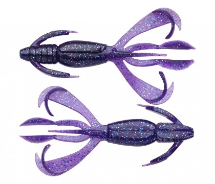 Силиконовая приманка Keitech Crazy Flapper 3.6 91 мм 7 шт EA#04 Violet — характеристики,
	                                    особенности конструкции