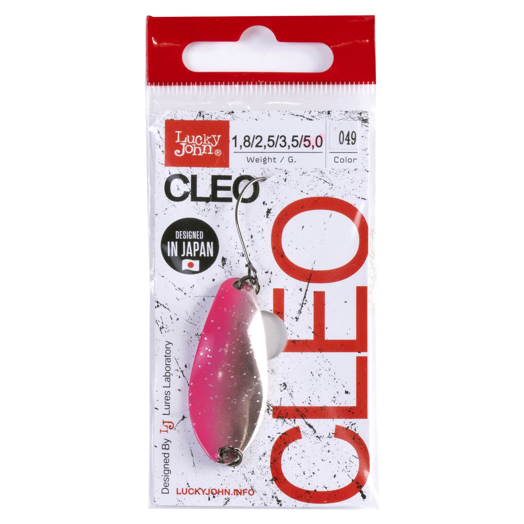Колеблющаяся Блесна Lucky John Cleo 5 гр 41 мм 049   LJCL50-049 — крупный план
	                                    2