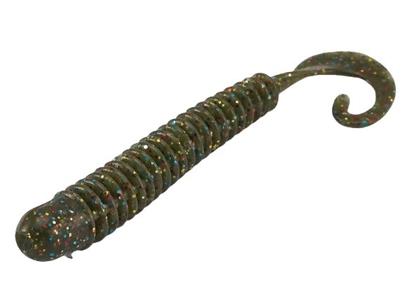 Силиконовая приманка Lucky John Ballist 2.5in 63 мм 10 шт F08 Pro Series  140101-F08 — крупный план
	                                    1