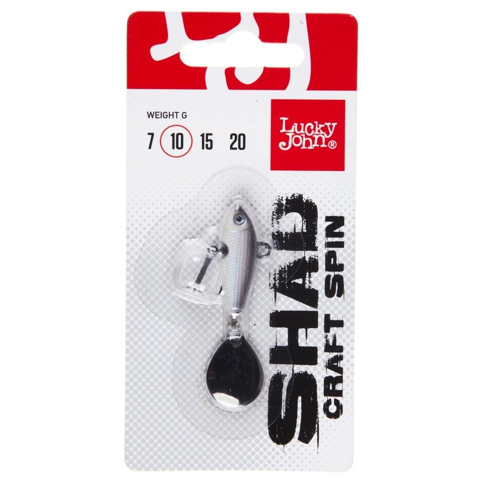 Тейл-спиннер Lucky John Shad Craft Spin 10 10 гр  017   LJSCS010-017 — крупный план
	                                    1