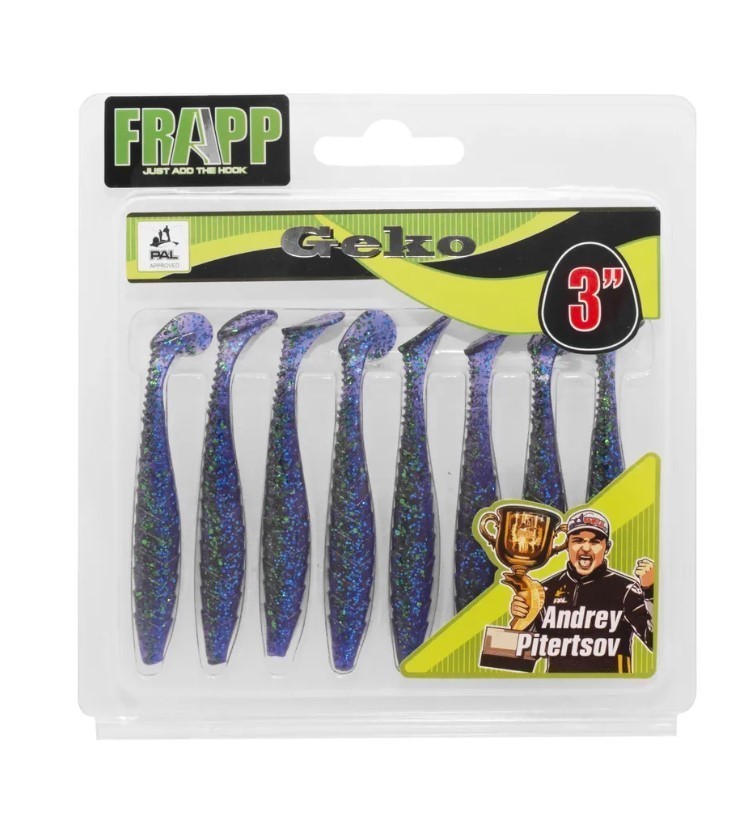 Силиконовая приманка Frapp Geko 3 76 мм 8 шт 31 — крупный план
	                                    1