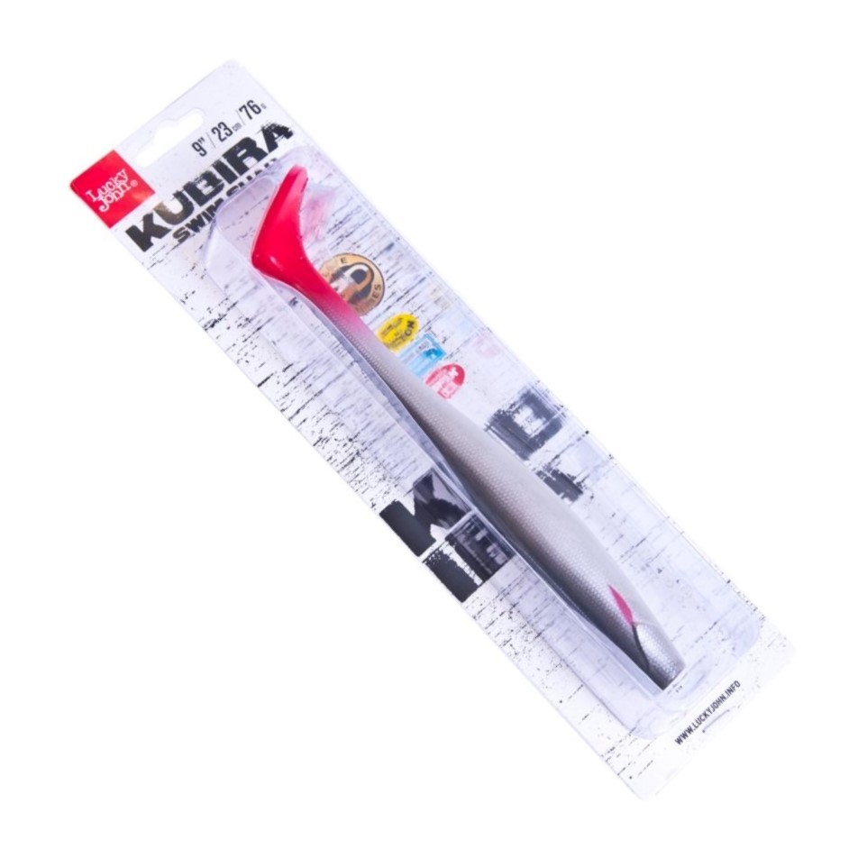 Силиконовая приманка Lucky John Kubira Swim Shad 9.0in 230 мм 1 шт PG39 3D BBS Series  140433-PG39 — крупный план
	                                    2