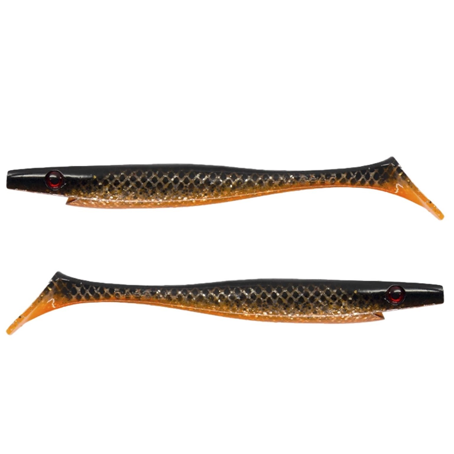 Силиконовая приманка Strike Pro Pig Shad Jr 230 мм 2 шт Glitter Fegisen   SP-172C#SP10 — характеристики,  особенности конструкции