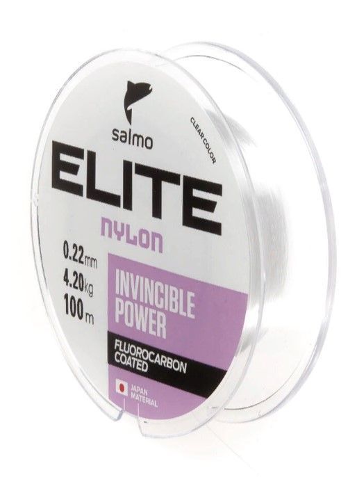 Леска монофильная Salmo Elite Fluoro Coated Nylon 100 м 0,22 мм    4118-022 — характеристики,
	                                    особенности конструкции