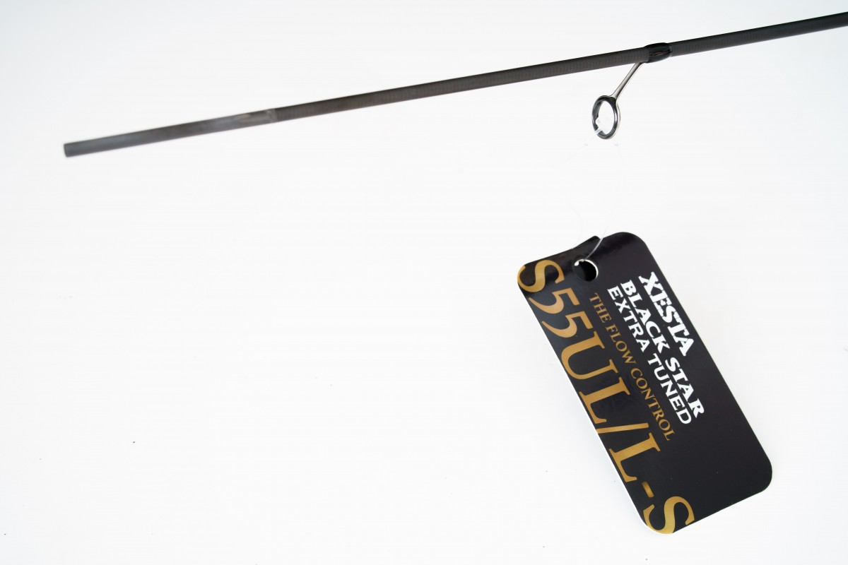 Спиннинг Xesta Black Star Extra Tuned S55UL/L-S 165 см 0,2 - 3,5 гр  The Flow Control  XBSET-S55UL/L-S — крупный план
	                                    4