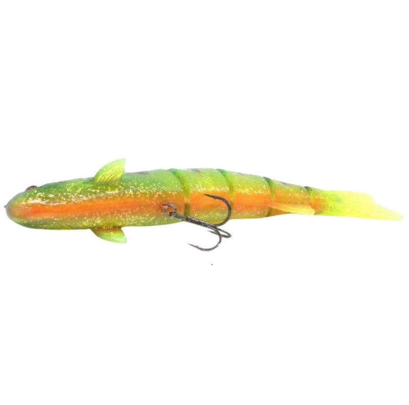 Силиконовая приманка Fox Rage Replicant Realistic Trout Jointed 9 230 мм 1 шт UV Perch UV  NRE033 — крупный план
	                                    1