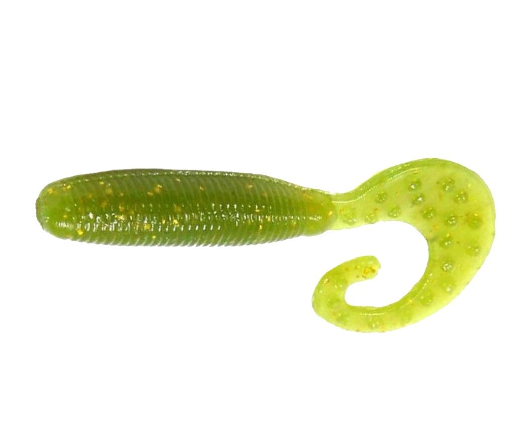 Силиконовая приманка Reins Fat G-Tail Grub 3 76 мм 12 шт 035-Green Sparkling   FGTG3-035 — характеристики,
	                                    особенности конструкции