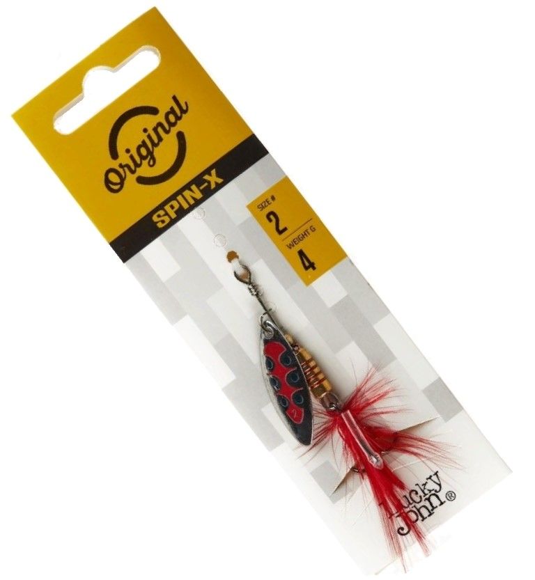 Вращающаяся Блесна Lucky John Spin-X Long №2 4 гр SX1   LJSL02-SX1 — крупный план
	                                    2