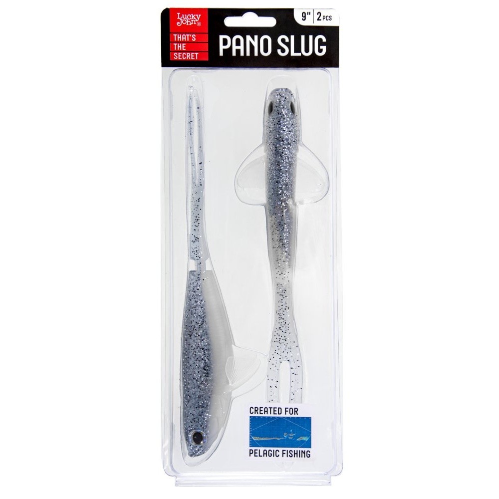 Силиконовая приманка Lucky John Pano Slug 9.0in 228 мм 2 шт 017 3D Series  140444-017 — крупный план
	                                    2