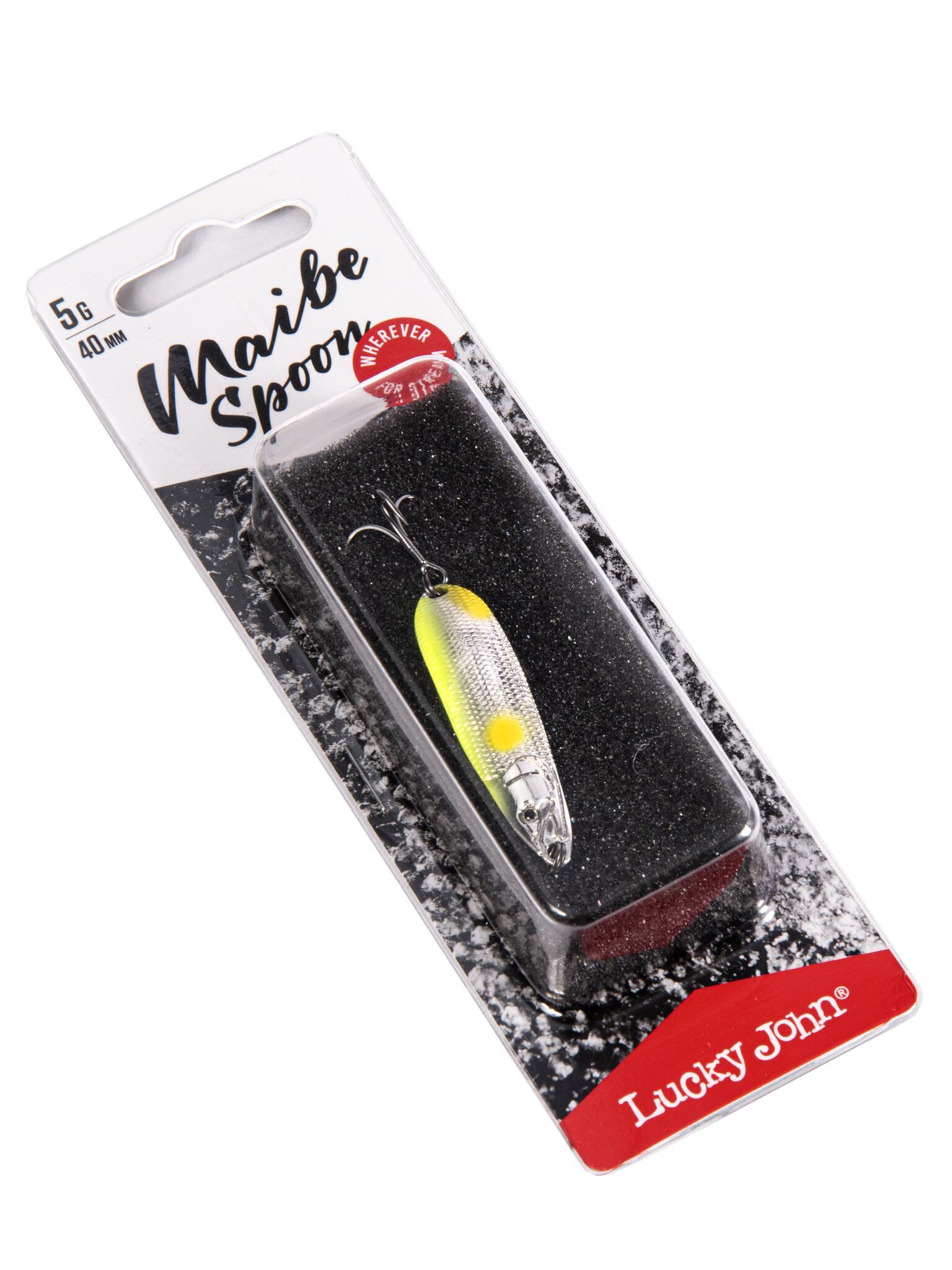 Колеблющаяся Блесна Lucky John Maibe Spoon 5 гр 40 мм 002   LJMAI05-002 — крупный план
	                                    2