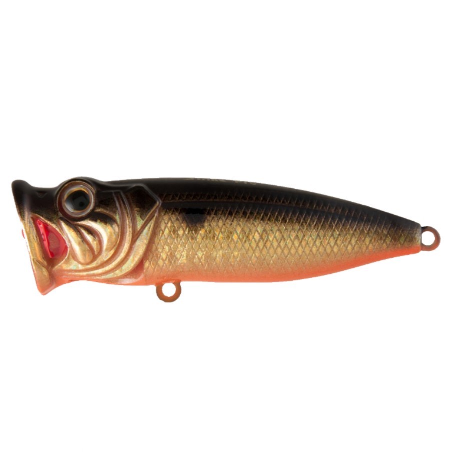 Воблер Strike Pro Pike Pop 60 613-713 Black Back Smoked OB 6,5 гр   SH-002BA#613-713 — характеристики,
	                                    особенности конструкции