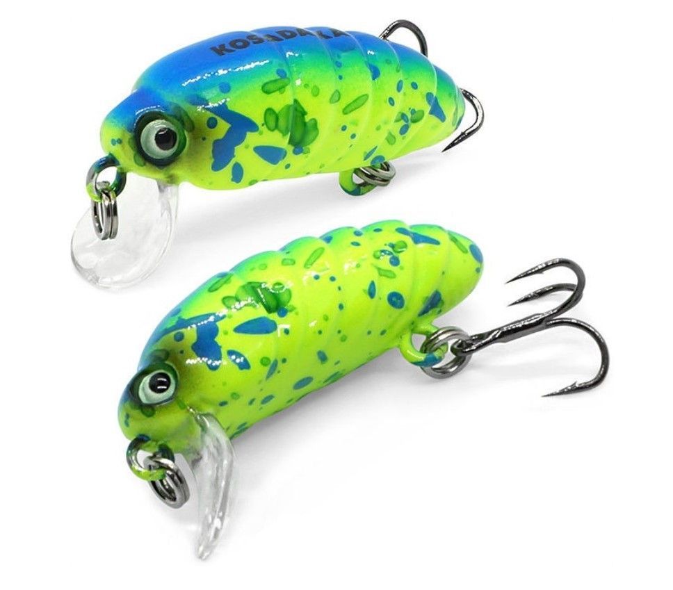 Воблер Kosadaka Cocoon XS 32F BKK 2,2 гр   ConXs32F-BKK — крупный план
	                                    1