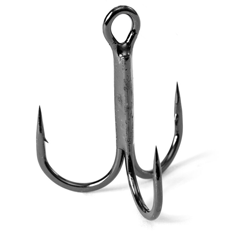 Крючок Тройной Gamakatsu Treble 18 Black №1 6 шт    149381-001 — характеристики,
	                                    особенности конструкции
