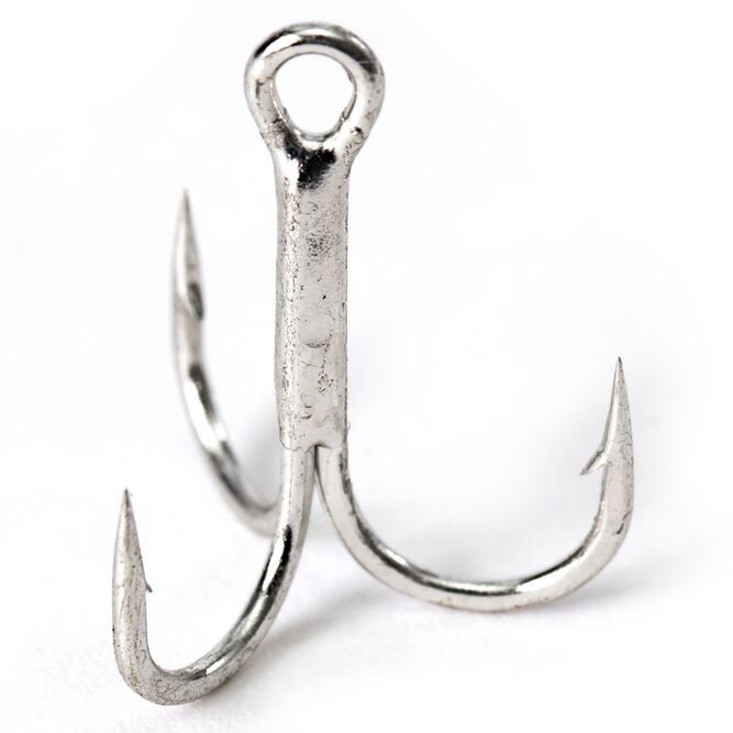 Крючок Тройной Gamakatsu 13N Treble Hooks Nickel №8 10 шт    146664-008 — характеристики,
	                                    особенности конструкции