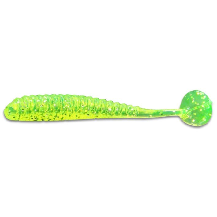 Силиконовая приманка Reins Aji Ringer Shad  1.5 40 мм 15 шт 431-Chart Silver Glitter   ARS-431 — характеристики,  особенности конструкции