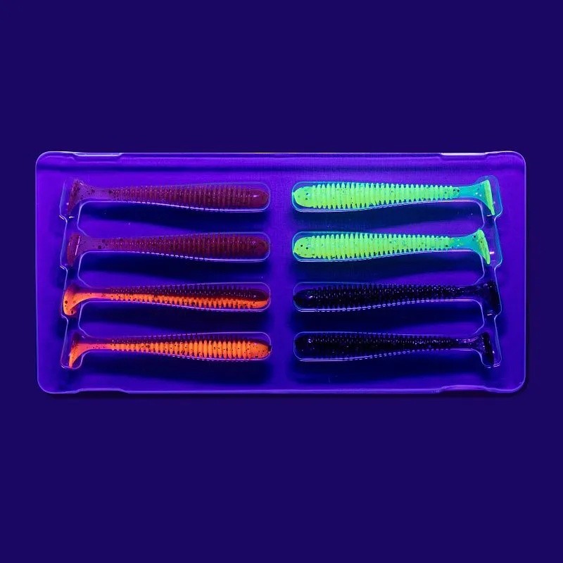 Силиконовая приманка CF Company Vibro Worm 2.5 63 мм 8 шт M123   81-65-M123-6 — крупный план
	                                    1