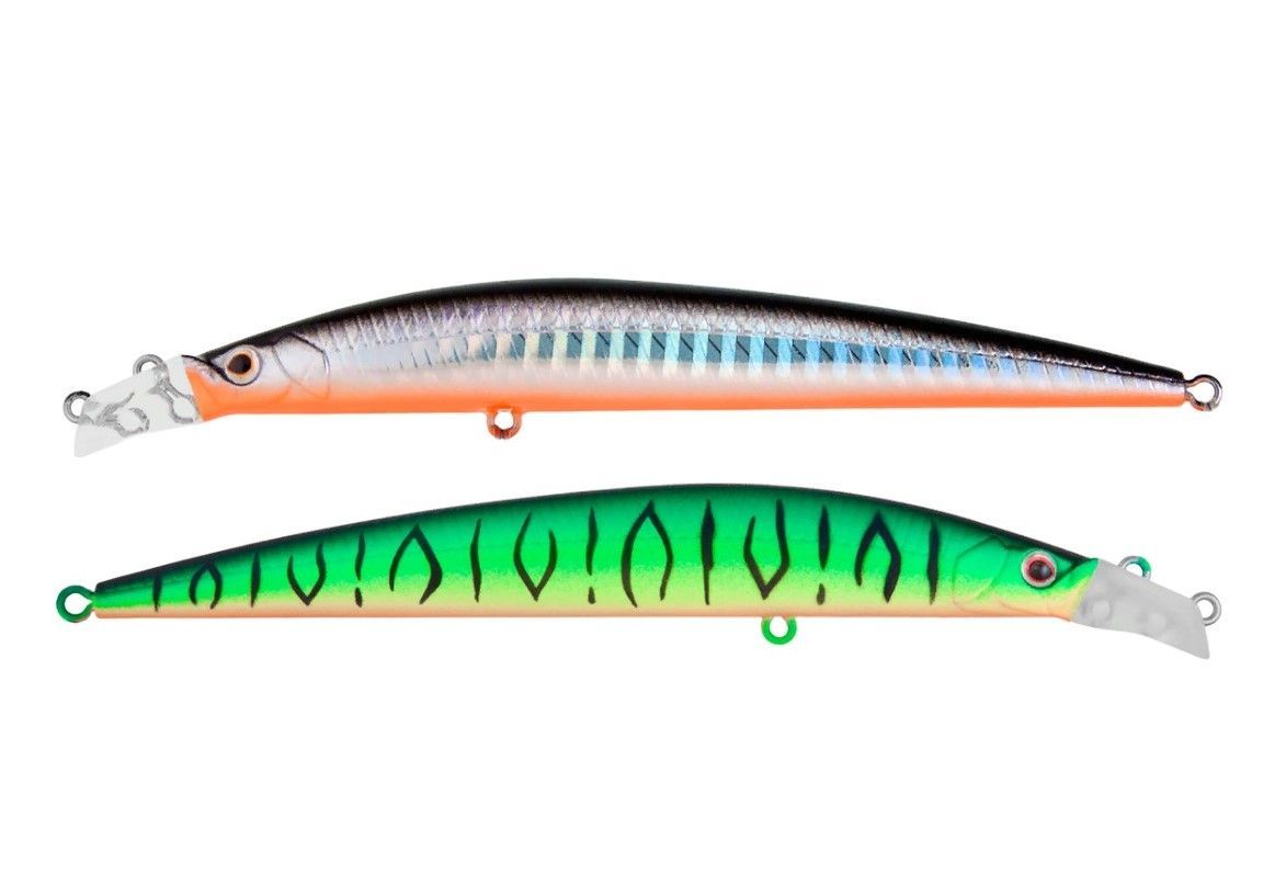Воблер Strike Pro Top Water Minnow 110 GC01S/A70-713 Double Black Silver OB/Mat Tiger 10,5 гр   JL-166F#GC01S/A70-713 — характеристики,
	                                    особенности конструкции