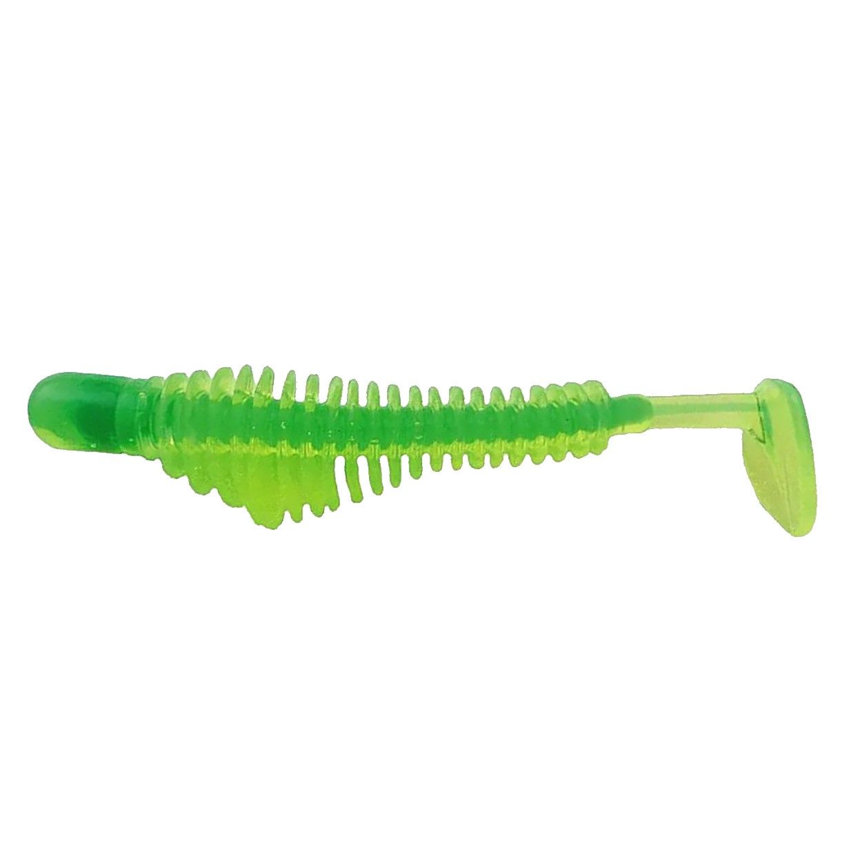 Силиконовая приманка B Fish&Tackle Pulse-R Paddle Tail 2.45 62 мм 8 шт Chartreuse/Green Core   BFTC245PR-102 — характеристики,
	                                    особенности конструкции