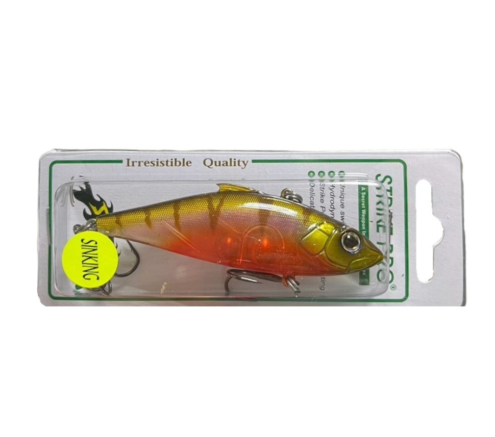 Воблер Strike Pro Euro Vibe Floater 80 TW001G Hot Perl Perch 15 гр   SP-027#TW001G — крупный план
	                                    2