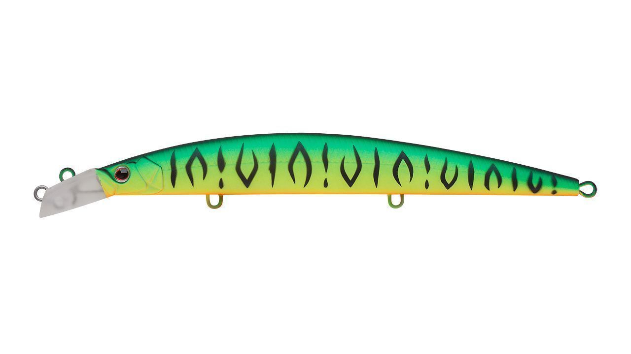 Воблер Strike Pro Top Water Minnow 130 GC01S Mat Tiger 15 гр   JL-158F#GC01S — характеристики,
	                                    особенности конструкции
