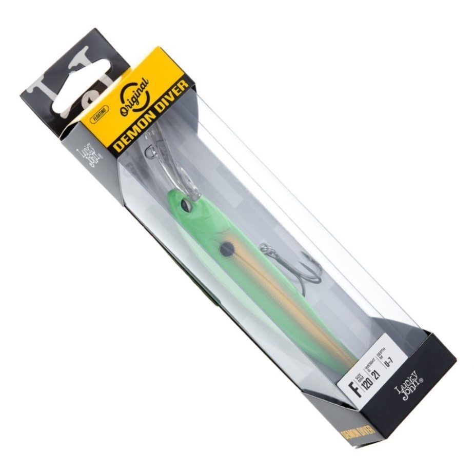 Воблер Lucky John Demon Diver 120F 016 21 гр Original  LJO0212F-016 — крупный план
	                                    2