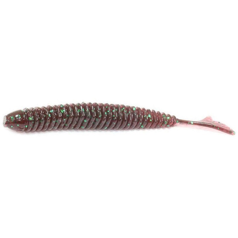 Силиконовая приманка Bait Breath U30 Fish Tail Ringer 2.8 71 мм 8 шт 156 Junebug/Green — характеристики,  особенности конструкции