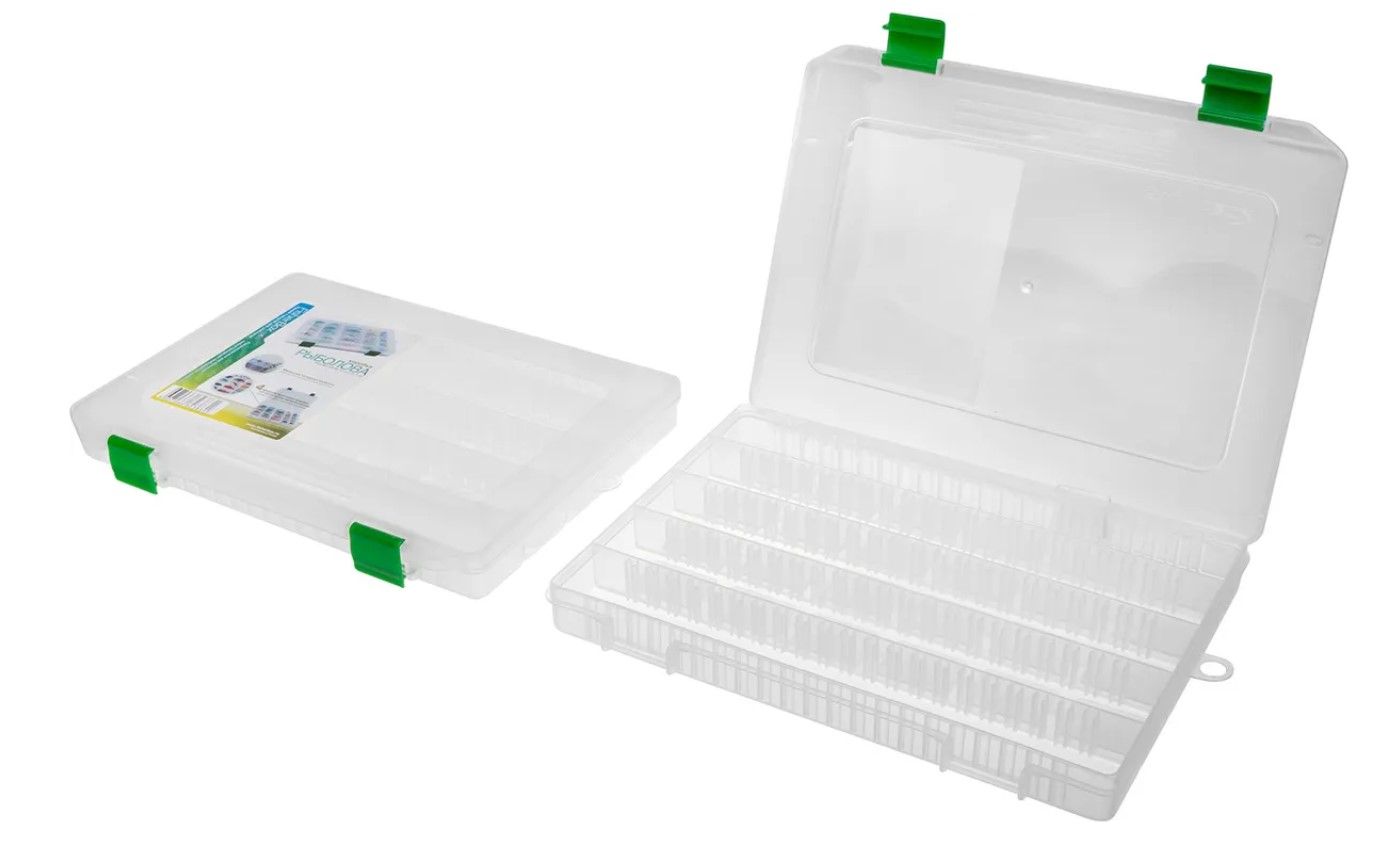 Коробка Fisherbox 250sh  Slim 25,5х18,8х2,9 см    25.19.02 — крупный план
	                                    2