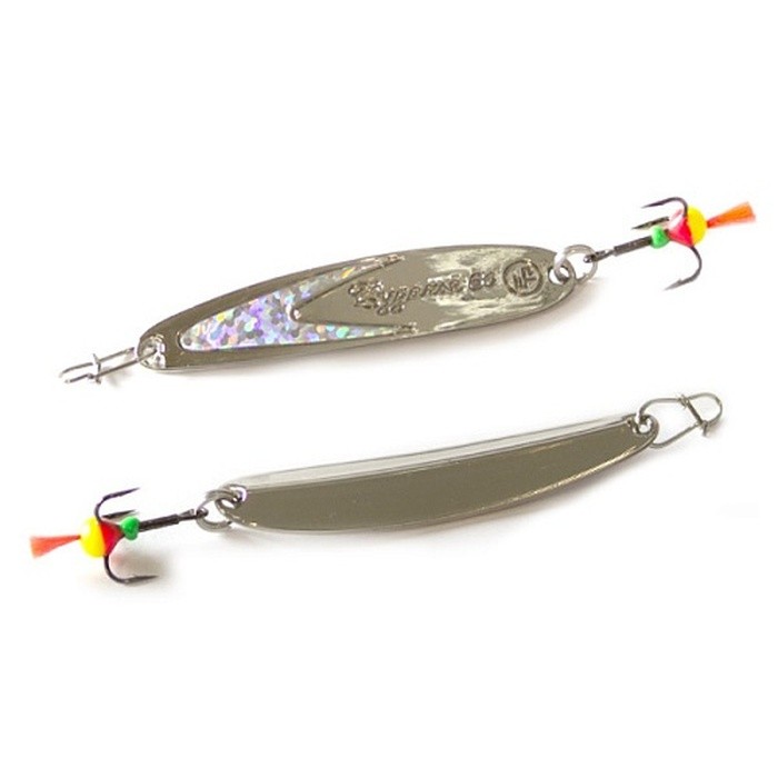 Зимняя Блесна ECOPRO Судачья Серебристый Флекс 10 гр 60 мм SSF   EPSST60SSF — характеристики,  особенности конструкции