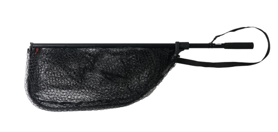 Подсачек Narval Landing Net I  80х70см Black & Orange Прорезиненная сетка   NVALN1L01 — крупный план
	                                    2