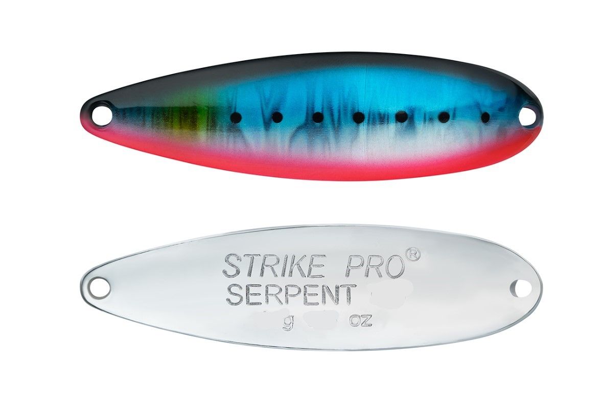 Колеблющаяся Блесна Strike Pro Serpent Single 65M 14 гр 65 мм A234-SBO-LU   ST-010AS#A234-SBO-LU — характеристики,  особенности конструкции