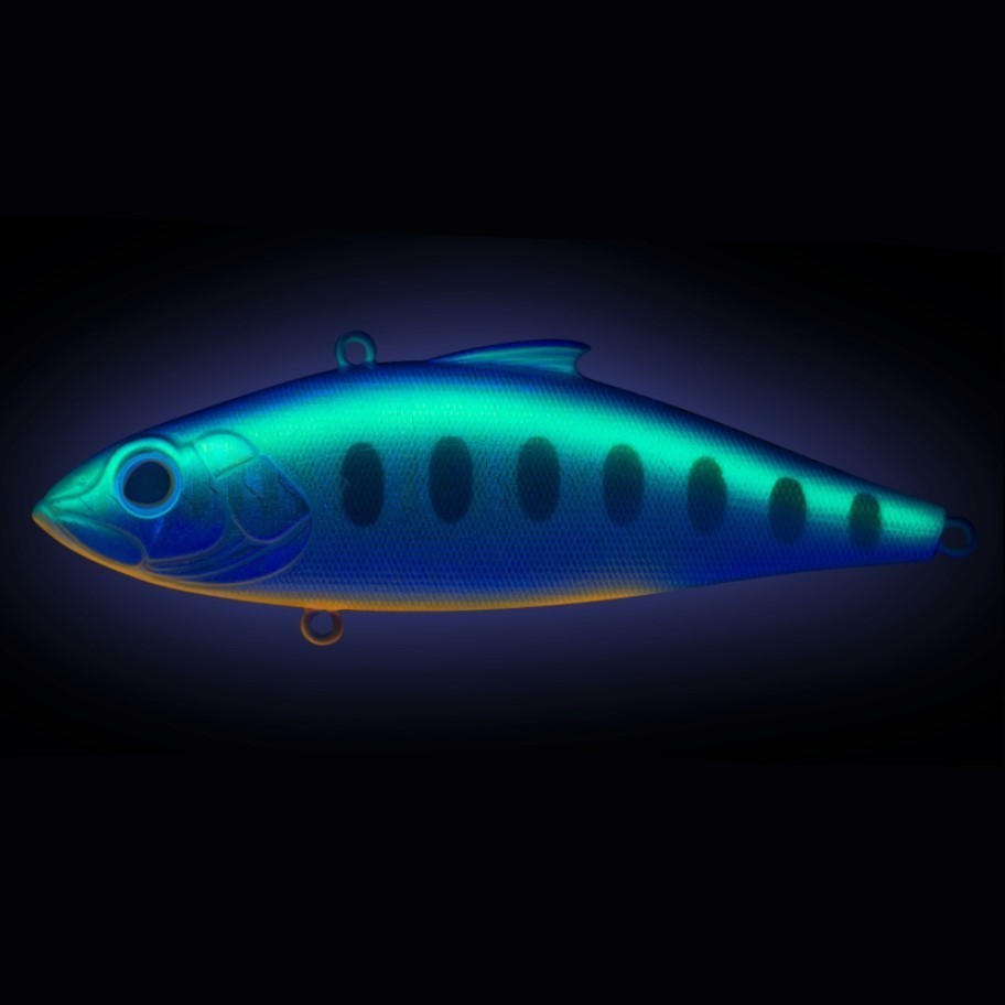 Воблер Strike Pro Euro Vibe Floater 80 A150-713 UV Blue Silver OB 15 гр UV  SP-027#A150-713 — крупный план
	                                    1