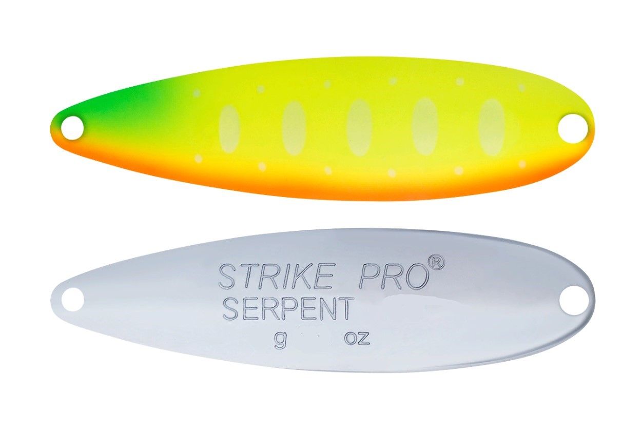 Колеблющаяся Блесна Strike Pro Serpent Treble 65H 18 гр 65 мм A178S-CP   ST-010A1#A178S-CP — характеристики,  особенности конструкции