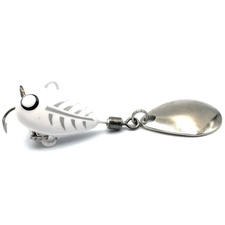 Тейл-спиннер UF Studio Hurricane 24 24 гр 62 мм White Ghost    H24Wghost — характеристики,  особенности конструкции