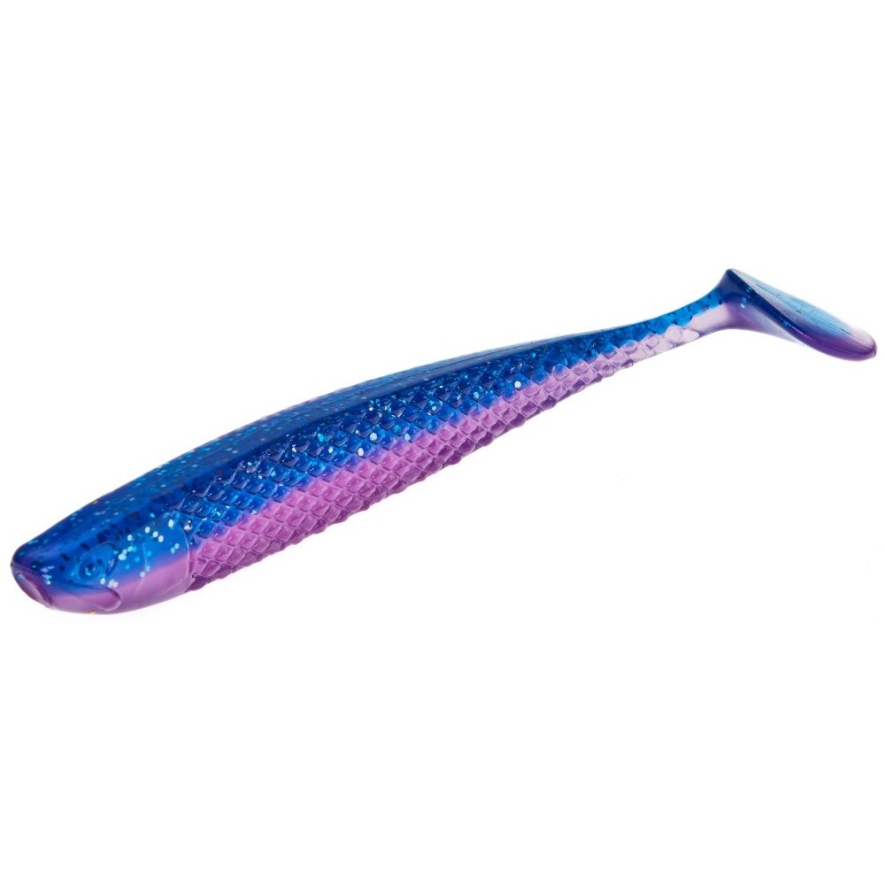 Силиконовая приманка Lucky John Slick Shad Paddle 4.5in 114 мм 4 шт Z18 3D Series  140441-Z18 — характеристики,  особенности конструкции