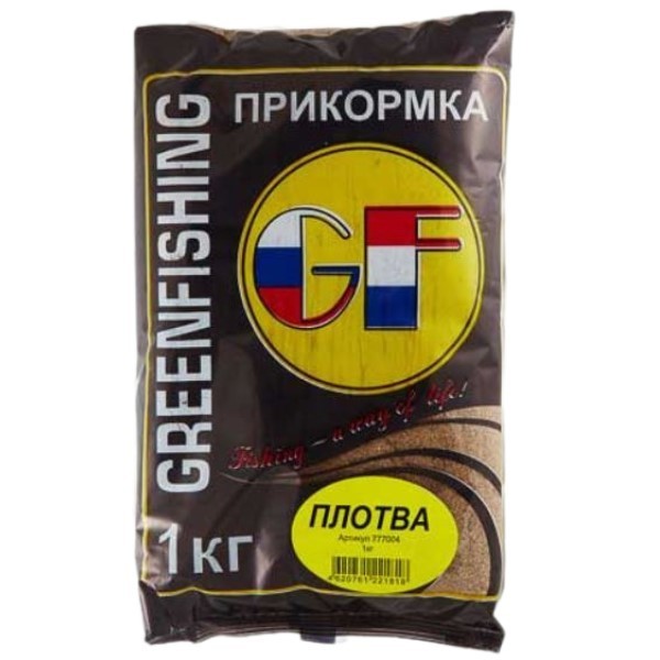 Прикормка Greenfishing GF  Плотва 1 000 гр — характеристики,
	                                    особенности конструкции