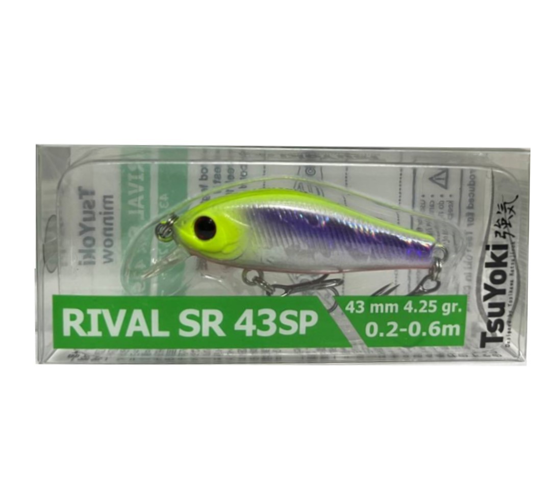 Воблер TsuYoki Rival SR 43SP 072CH 4,25 гр — крупный план
	                                    1