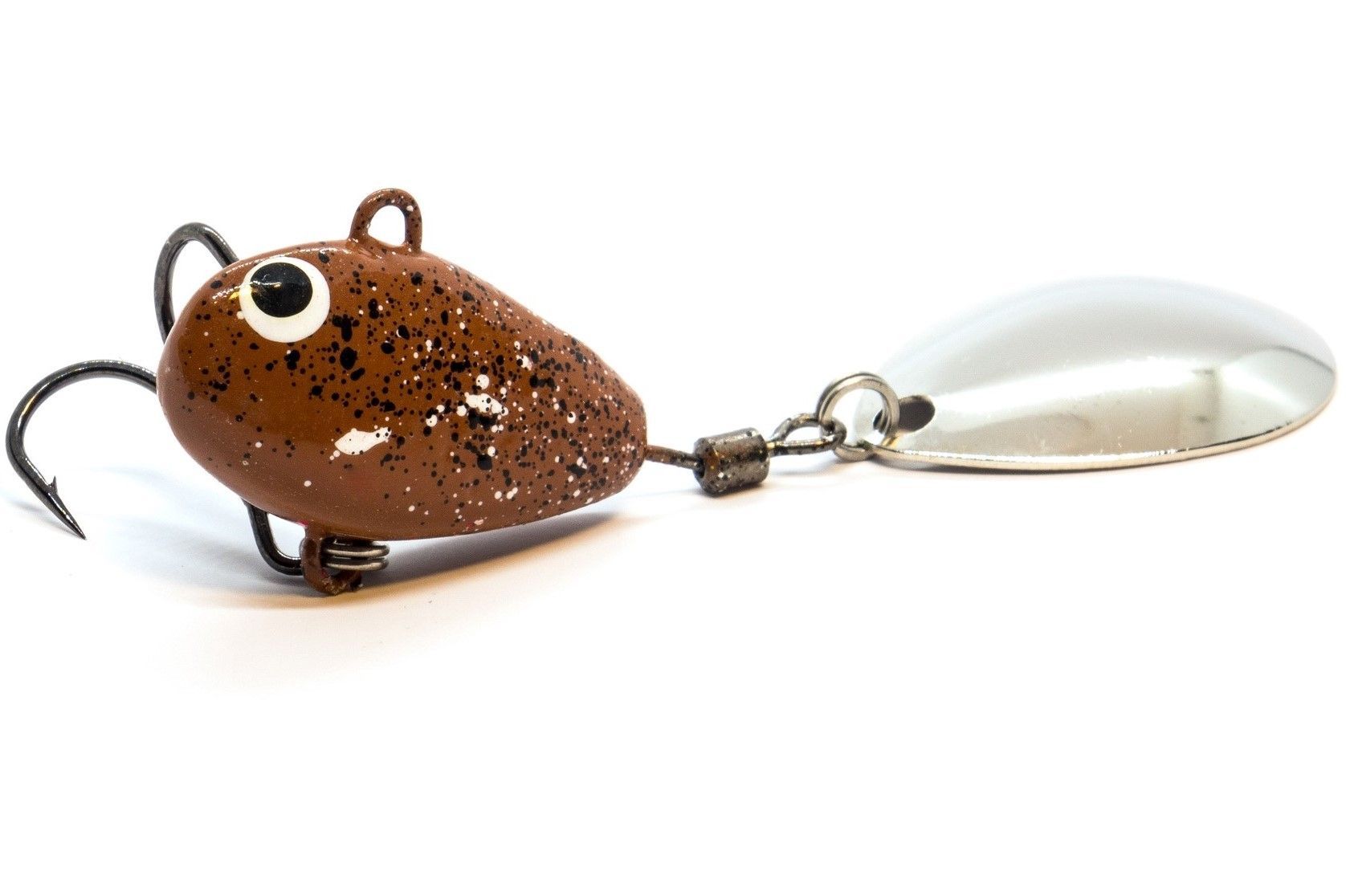 Тейл-спиннер UF Studio Hurricane 21 21 гр 65 мм Brown   H21Brn — характеристики,  особенности конструкции