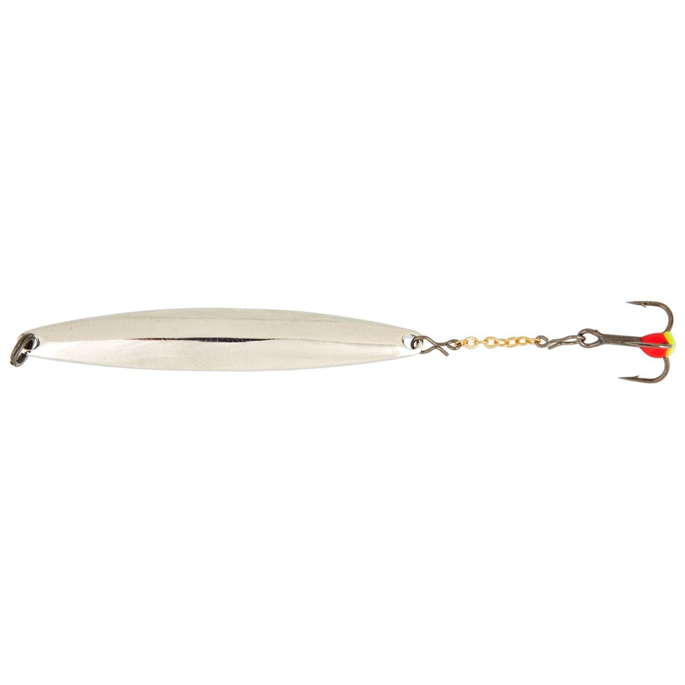 Зимняя Блесна Lucky John Nail Blade 6,5 гр 45 мм S С цепочкой и тройником  LJNB45-S — характеристики,
	                                    особенности конструкции