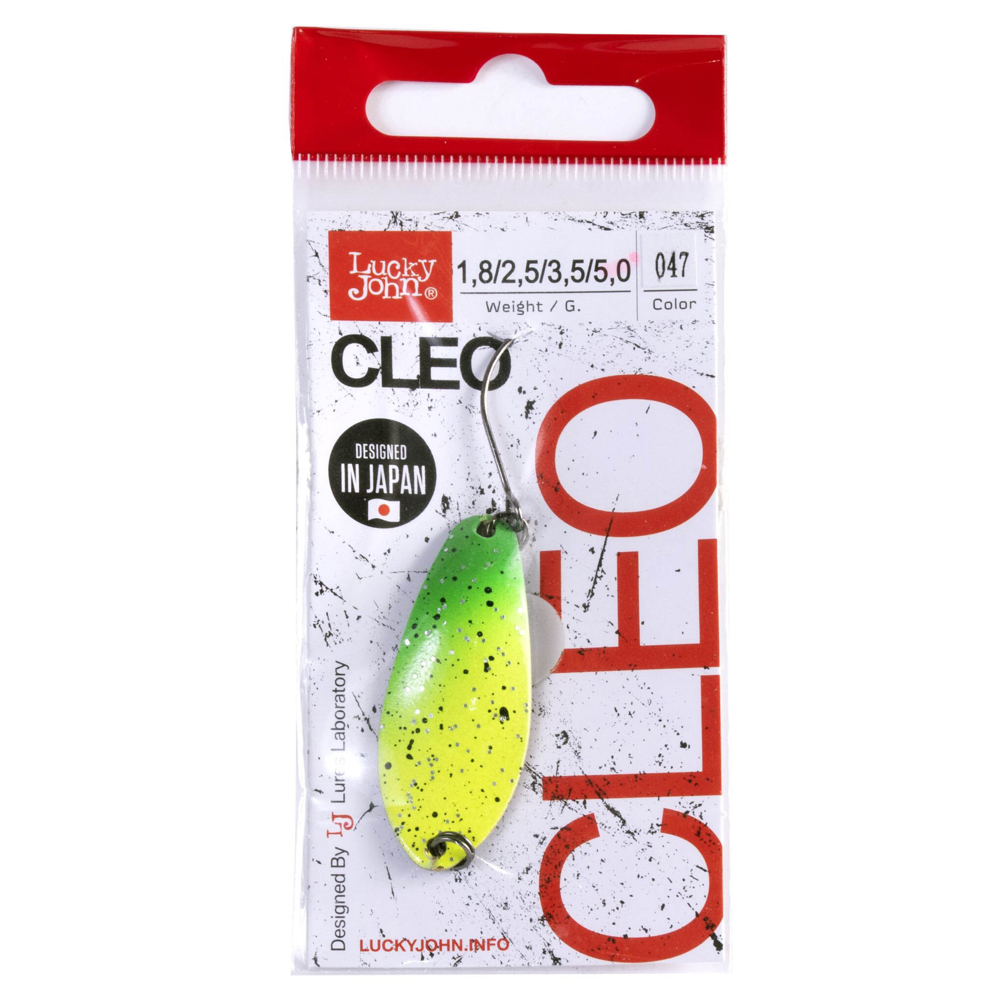 Колеблющаяся Блесна Lucky John Cleo 5 гр 41 мм 047   LJCL50-047 — крупный план
	                                    2