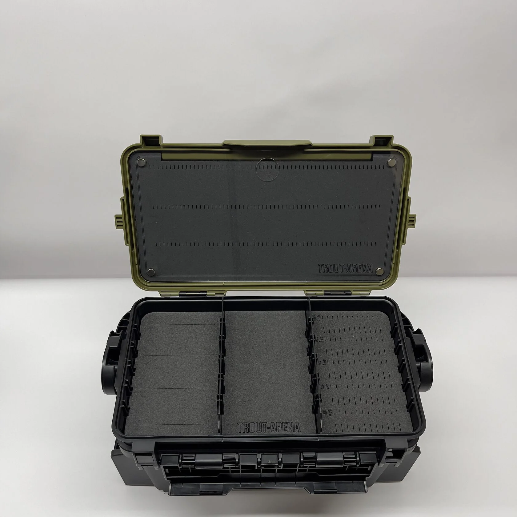 Ящик Trout Arena Комплект Stock для ящиков Meiho 7070/7070N/2070  31,3х22,2х23,3 см — характеристики,  особенности конструкции