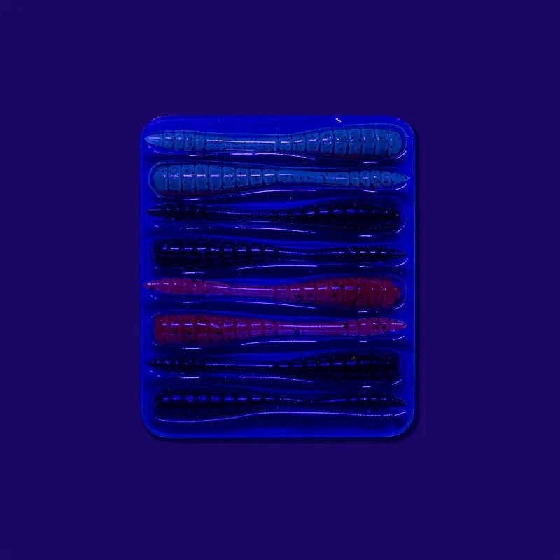 Силиконовая приманка CF Tipsy 2 50 мм 8 шт M54   9-50-M54-6 — крупный план
	                                    2