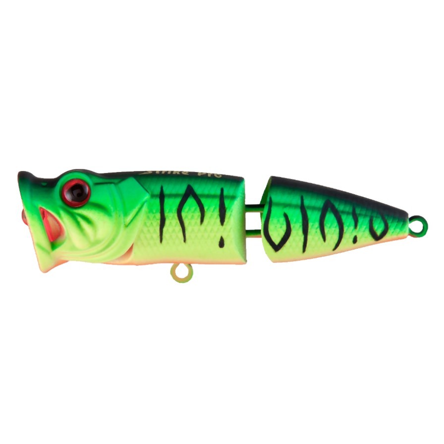 Воблер Strike Pro Pike Pop Joint 75 GC01S Mat Tiger 11 гр   SH-002CJ#GC01S — характеристики,
	                                    особенности конструкции