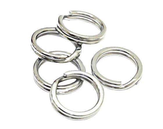 Кольцо Заводное Kosadaka 1205N  №8 20 кг 8 мм 12 шт    1205N-08 — крупный план
	                                    1