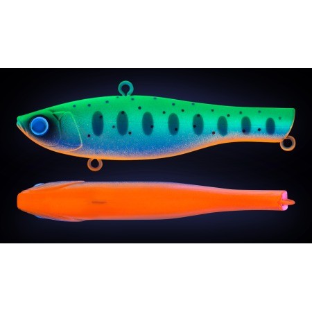 Воблер Strike Pro Beflap 75-24gr A190-SAM-S Mat Motley Trout 24 гр   EG-259A-24g#A190-SAM-S — крупный план
	                                    1