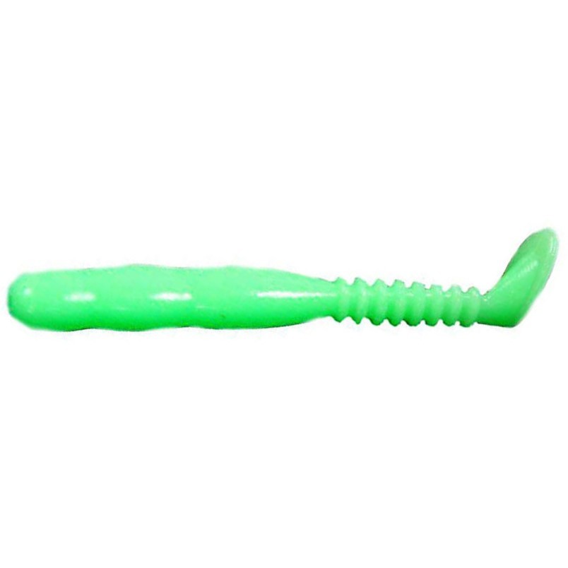 Силиконовая приманка Reins Rockvibe Shad 1.2 30 мм 20 шт 109-Glow melon sherbet   RSH1.2-109 — характеристики,  особенности конструкции