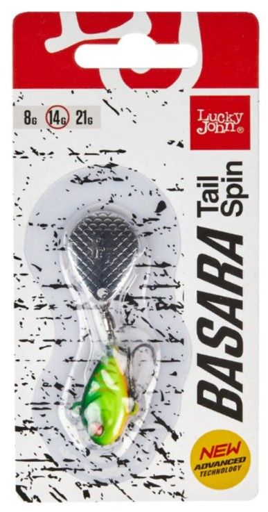 Тейл-спиннер Lucky John Basara Tail Spin 14 гр 60 мм 003   LJBTS14-003 — крупный план
	                                    2