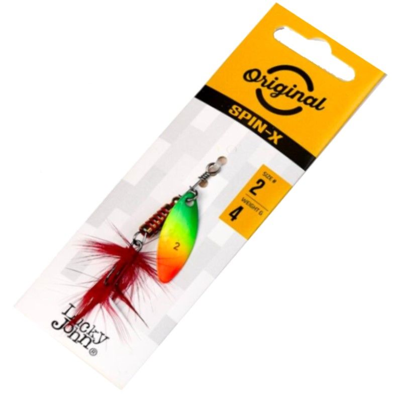 Вращающаяся Блесна Lucky John Spin-X Long №3 6 гр FT   LJSL03-FT — крупный план
	                                    3