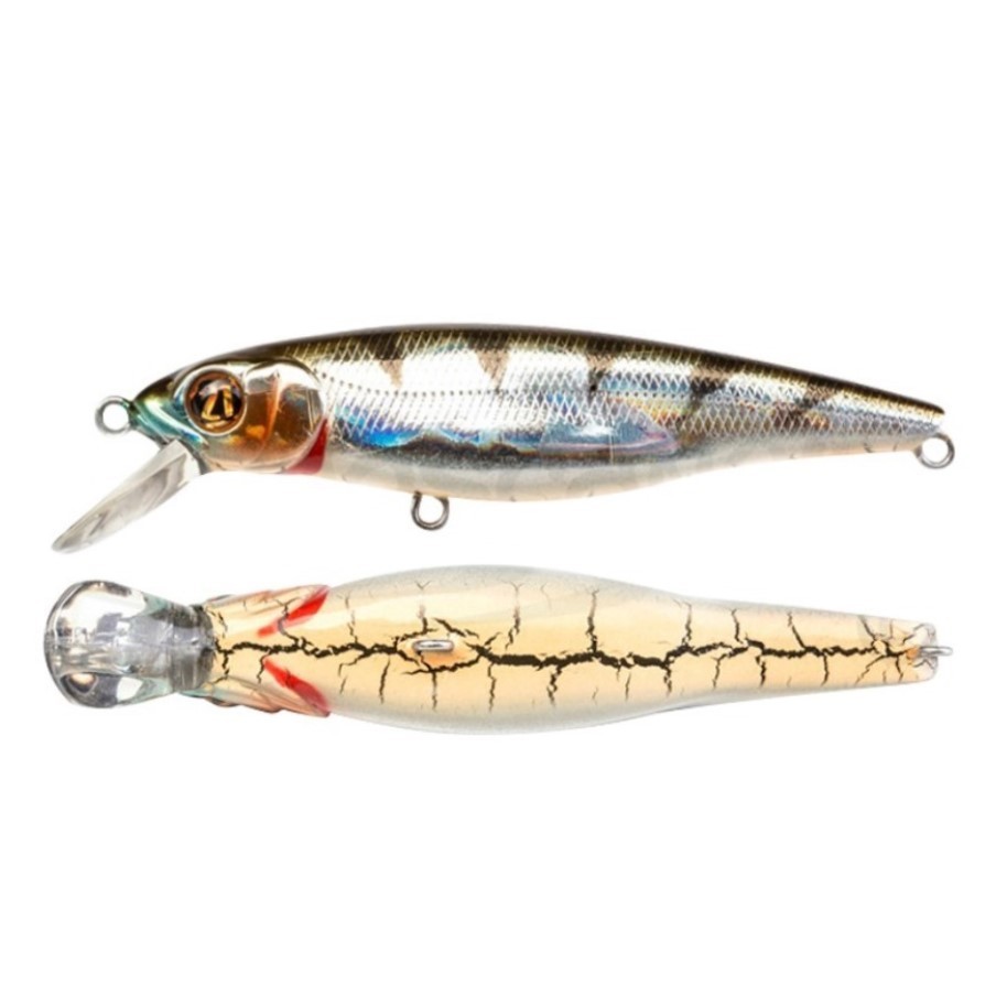 Воблер Pontoon 21 Greedy Guts 77SP-SR 407 CB Crash HG Perch 10 гр   P21-GGT-77SP-SR-407 — крупный план
	                                    1