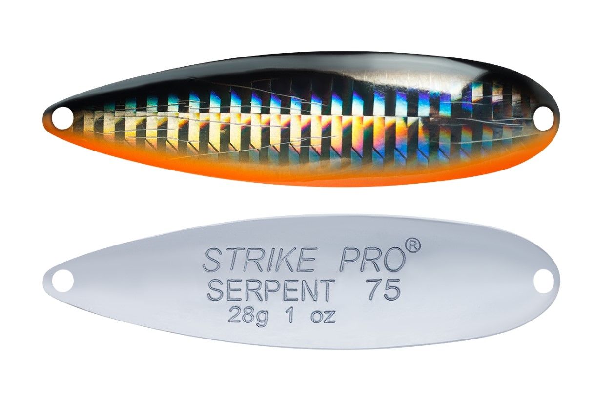 Колеблющаяся Блесна Strike Pro Serpent 75H 28 гр 75 мм A70-713-CP   ST-010B2#A70-713-CP — характеристики,  особенности конструкции