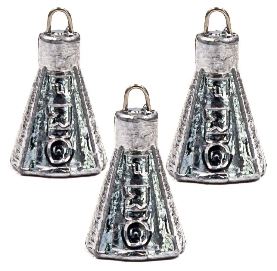 Груз Тула Пирамидка Фокина 8 гр 3 шт Неокрашенный Для джиг-рига  гпф-008 — крупный план
	                                    1